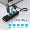 71aUdQhzWLL._AC_SL1500_.jpg TECKNET USB C to Ethernet, Aluminum 3 Port USB 3.0 Hub with RJ45 10/100/1000 Gigabit Ethernet Adapter Converter LAN Wired Network Adapter for Laptop