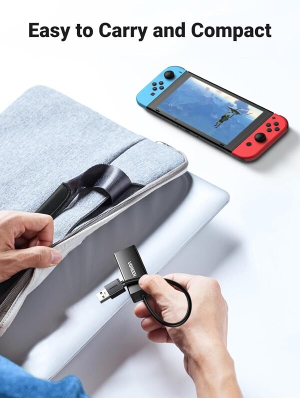 71bptOVyLqL._AC_SL1500_.jpg UGREEN USB to Ethernet Adapter, 1000Mbps Plug and Play Ethernet Adapter with USB 3.0, Driver Free, RJ45 LAN Network Dongle Compatible with Nintendo Switch, Laptop, PC, MacBook, Windows, macOS, Linux