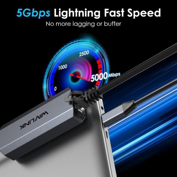 71bvGwWQafL._AC_SL1500_.jpg WAVLINK 5Gbps USB C to Ethernet Adapter, USB Type-C to RJ45 Gigabit LAN Ethernet Network Adapter for Windows, Mac OS, iPad OS and More