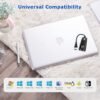 USB Ethernet Adapter USB 3.0 [AX88179] to 10/100/1000 Fast LAN Wired Network (MacBook, Chromebook, Win 10, Compatible for Nintendo Switch,...) for Online Meeting, Games.