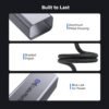 Cable Matters USB C to 2.5Gb Ethernet Adapter, 2.5 Gigabit Network Speed, USB C to Ethernet Adapter Compatible with USB 4, Thunderbolt 4/5, Plug & Play for MacBook, Laptop, and USBC Devices