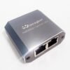 RJ45 Ethernet Splitter 1 to 2, 1000Mbps High Speed LAN Splitter Switch for Cat 5/5E/6/7/8 Cable, 2 Devices Work Simultaneously, GRAY