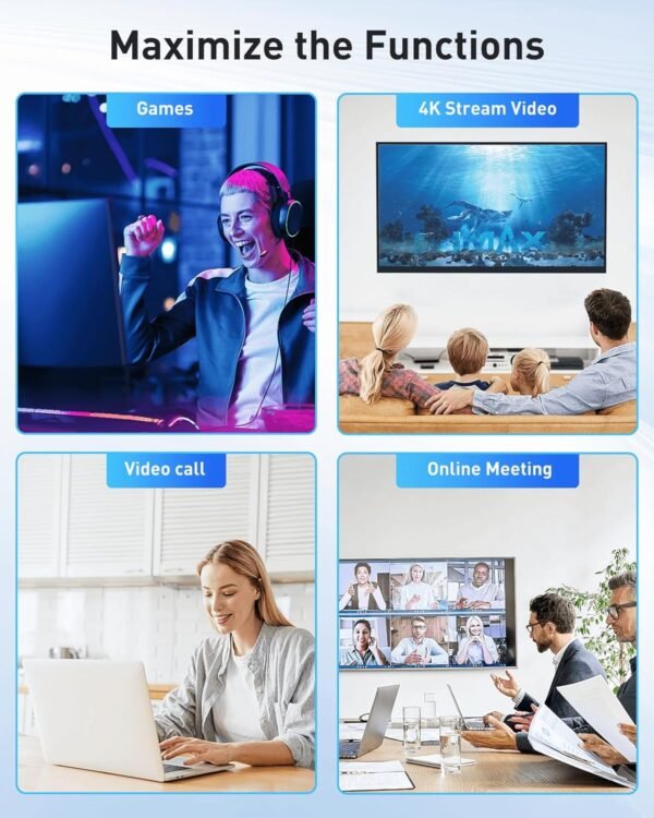 71m5bgBEKmL._AC_SL1500_.jpg USB WiFi Adapter for Desktop PC - 1300Mbps Wi-Fi 5G 2.4G USB 3.0 Wireless Adapter with WiFi Antenna for Win11/10/7 WiFi Dongle for Desktop PC Laptop Internet Network Wi-Fi Card