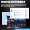 All-in-One Desktop Computer PC, 24" FHD Curved Display Monitor AMD R5 Quad-Core Processor, 8GB, 512GB SSD, Dual-Band Wi-Fi, Bluetooth, 4 USB, HDMI, VGA, Keyboard & Mouse for Home Study Office Gaming