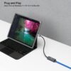 BENFEI USB-C to Ethernet Adapter, USB Type-C (Thunderbolt 3/4) to RJ45 Gigabit Ethernet LAN Network Adapter Compatible with iPhone 15 Pro/Max, MacBook Pro/Air 2023, iPad Pro,iMac, S23, XPS 17 and More