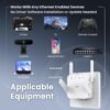 1200mbps WiFi Extender.WiFi Repeater.Universal Ethernet Adapter: Dual-Band WiFi Bridge with Bridge, Client, AP Modes, Converts Wireless to Wired, for PCs, Printers, TVs, Consoles.