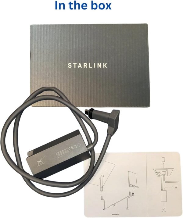 [OEM] Starlink Ethernet Adapter for Starlink Gen 2 - Ethernet Adapter Gen 2 - Up to 1 Gbps, Third-Party Router Integration