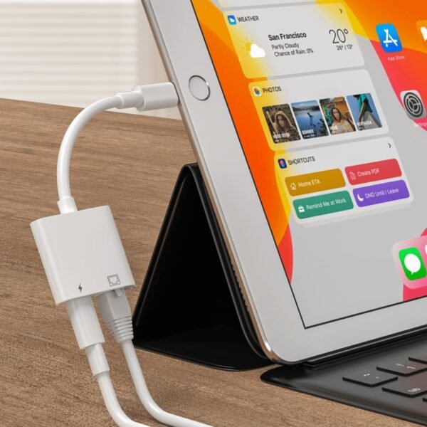 71t49lhLkvL._AC_SL1500_.jpg USB C to Ethernet Adapter, 2 in 1 RJ45 Ethernet LAN Network Adapter with 60W USB Type C Charge Port Compatible with iPhone 16/15 Tablet/Laptop and USB C Devices,Supports 10/100Mbps