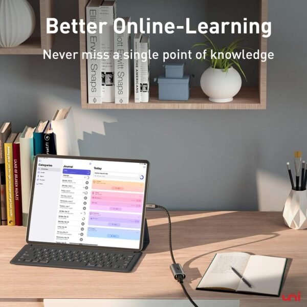 uni USB C to Ethernet Adapter, Driver Free RJ45 to USB C [Thunderbolt 3/4 Compatible], 1Gbps Type-C Gigabit Ethernet LAN Network Adapter for MacBook Pro/Air, iPhone 15 Pro/Max, Dell XPS, Galaxy S8-S24