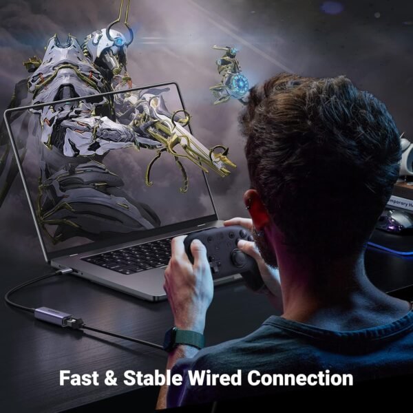 81YHuPtOjSL._AC_SL1500_.jpg UGREEN USB C to Ethernet Adapter, Plug and Play 1Gbps Ethernet Adapter, Aluminum Case, (Thunderbolt 4/3 Compatible) to RJ45 Network Dongle, Compatible for MacBook Pro/Air, iPhone 16 Pro/Max, iPad, XPS