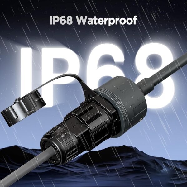 Starlink Gen 3/ Mini Ethernet Adapter, Easy Install Waterproof Starlink Cable RJ45 Female Connectors for Wired External Network