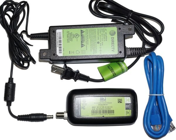 DIRECTV Broadband Deca Ethernet to Coax Adapter - Third Generation DIRECTV Broadband Deca Ethernet to Coax Adapter - Third Generation (with AC Power Supply)