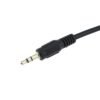Maxmoral 3pcs 3.5mm 1/8" Stereo Male Plug to RJ45 Female Extender Over Cat5/Cat6 Socket Ethernet Adapter Cable (3.5M/RJ45F)