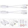 51lzCuuj1L._SL1001_.jpg POE Splitter Cable, 2 Pairs POE Input Cable 12V Power Adapter Cable Over Ethernet Passive Injector Kit for IP Security Camera Wireless Access Point(White)