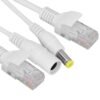 51dQkR3NBWL._SL1001_.jpg POE Splitter Cable, 2 Pairs POE Input Cable 12V Power Adapter Cable Over Ethernet Passive Injector Kit for IP Security Camera Wireless Access Point(White)