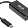Tripp Lite USB C to Gigabit Ethernet Adapter USB Type Tripp Lite USB C to Gigabit Ethernet Adapter USB Type C to Gbe Thunderbolt 3 Compatible 10/100/1000 USB-C (U436-06N-GB)