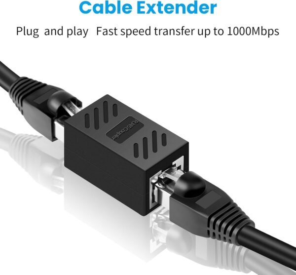 RJ45 Coupler, Ethernet Coupler-Female to Female Internet Network Cable Extender for Cat7/Cat6/Cat5e/Cat5, 8 Pack