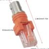 2PCS BNC to RJ45 Cable Adapter Network Crystal Head Orange Core Pure Copper Tinned Connector Coupler Adapter for Data Transmission Video Surveillance