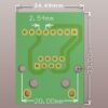 2PCS RJ45 Ethernet Single Female Connector Breakout Board,2.54mm Pitch RJ45 Screw Terminal Board Network Adapter Terminal