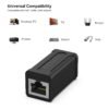 BENFEI RJ45 Inline Coupler, 5 Pack Cat7 Cat6 Cat5e Ethernet Coupler Female to Female