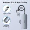 BENFEI USB-C USB 3.0 to Gigabit Ethernet Adapter, 3-Port USB 3.0 Hub with RJ45 Compatible with MacBook Pro/Air 2023, iPad Pro, iMac, S23, XPS 17, Surface Book 3 and More