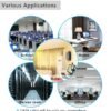 【Upgrade】 RJ45 Ethernet Splitter Cable, RJ45 1 Male to 3 Female Network Splitter Cable Suitable Super Cat5, Cat5e, Cat6, Cat7 LAN Ethernet Socket Connector Adapter, for Set-top Boxes, Routers