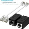 71GtzvN-L._AC_SL1500_.jpg Phone Jack to Ethernet Cable Adapter, RJ45 8P8C Female to RJ11 6P4C Male for Landline Telephone Service (2 Pack)