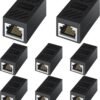 RJ45 Coupler, Ethernet Coupler-Female to Female Internet Network Cable Extender for Cat7/Cat6/Cat5e/Cat5, 8 Pack