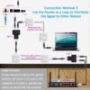 (2 Pack) RJ45 Network 1 to 2 Port Ethernet Adapter Splitter, RJ45 1 Male to 2 Female LAN Ethernet Splitter Adapter Cable Suitable Super Cat5, Cat5e, Cat6, Cat7 LAN Ethernet Socket Connector Adapter