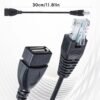 2 PCS USB to Ethernet Adapter, Ethernets to USB Adapter USBs to Rj45 Ethernets Adapters Female Converter USBs to Ethernetes Cable Connector Network Adaptors for Camera with Network Function