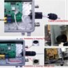 5PCS M25 RJ45 Waterproof Cat5/5e/6 8P8C Connector IP67 Ethernet LAN Cable Connector Double Head with Shield Cat5E Network Cable Outdoor LAN Coupler Adapter Male to Female
